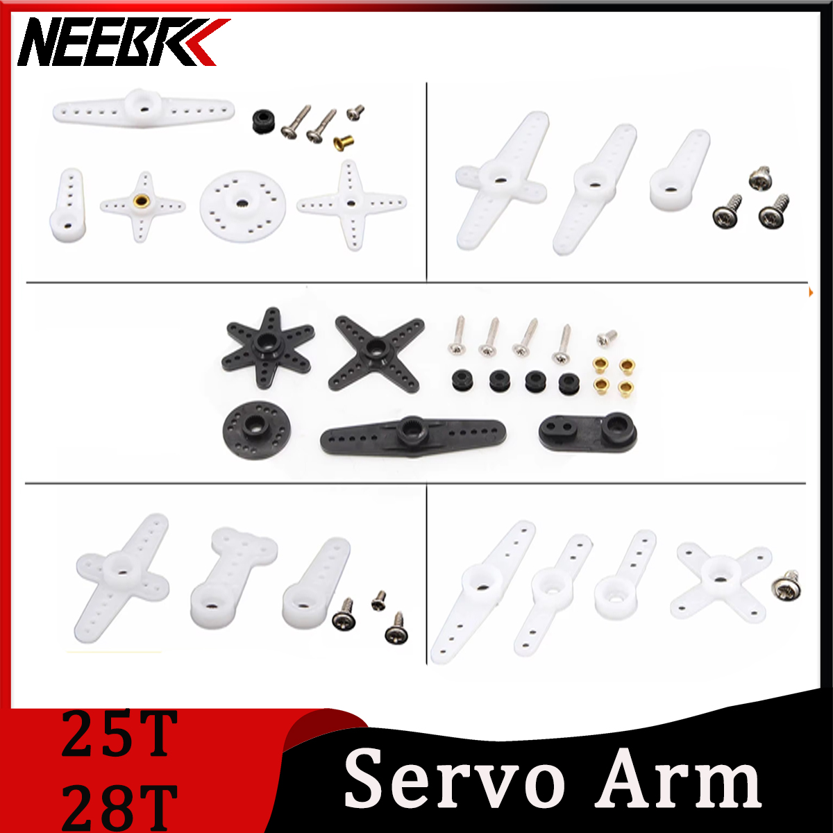 Drone Kit Beginner - DSpower 25T 28T RC Servo Arm