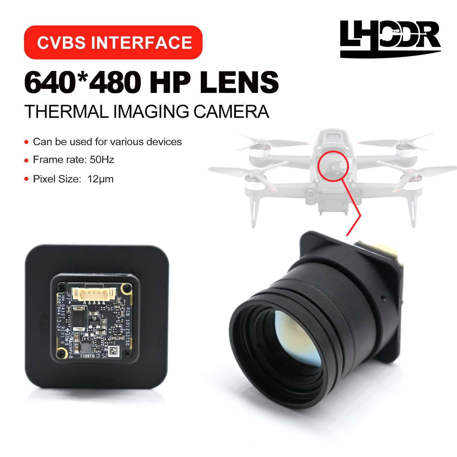 30mm 640x480 pix Drone thermal - Drone Kit With Camera 评论和价格