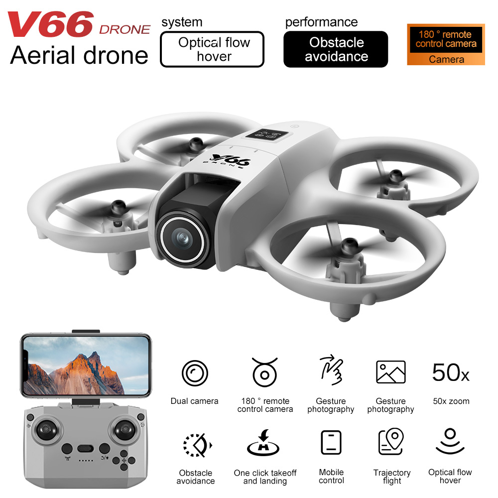 New V66 Mini Drone HD Camera 4 - Drone Kit Professional 评论和价格