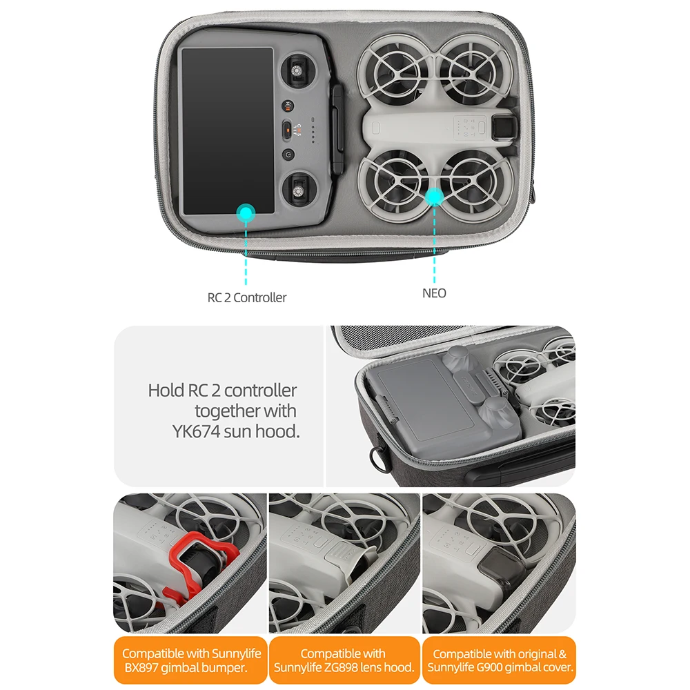 For DJI NEO RC 2 Remote Contro - Drone Kit With Camera 评论和价格