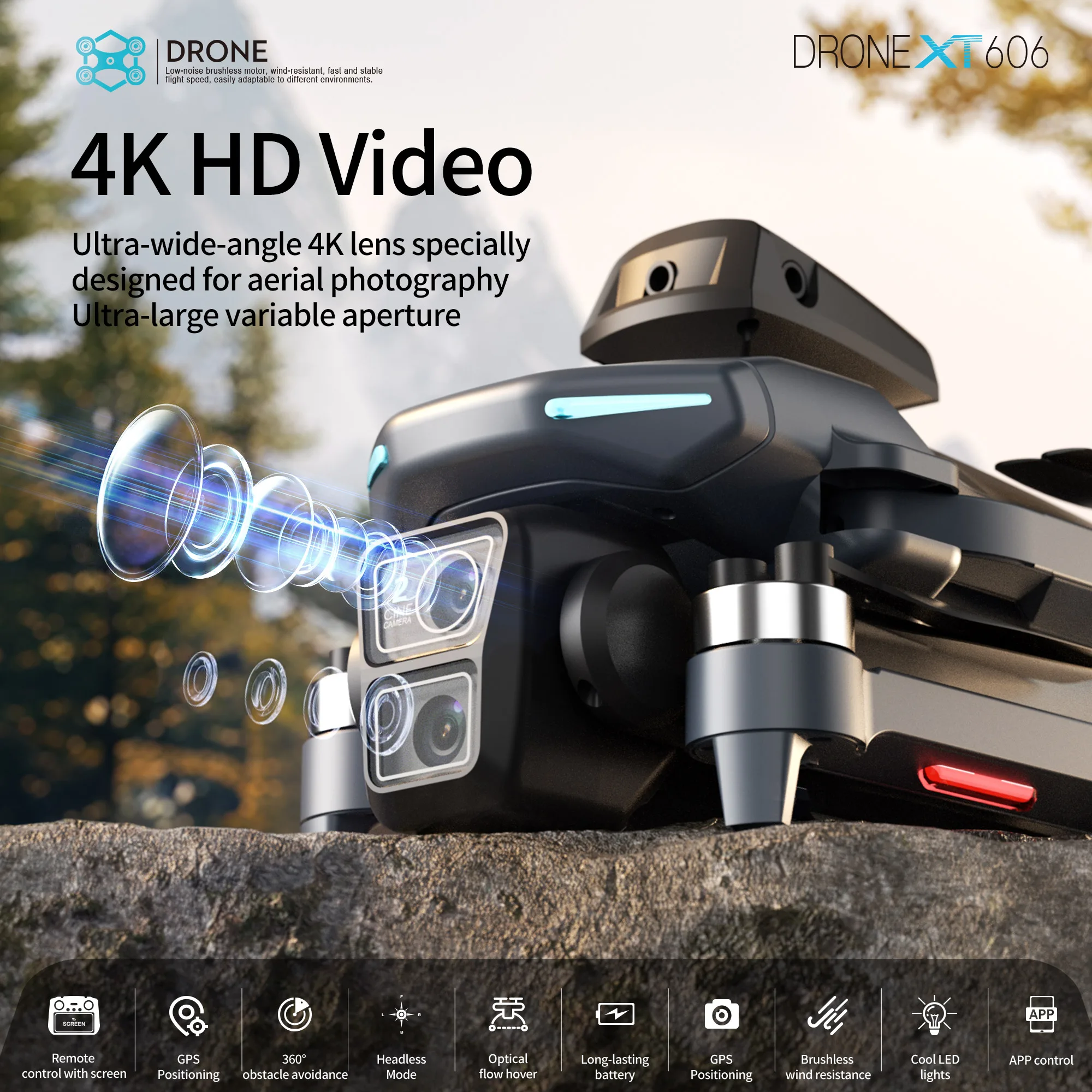 Lenovo XT606 Drone Professiona - Drone Kit Long Range 评论和价格