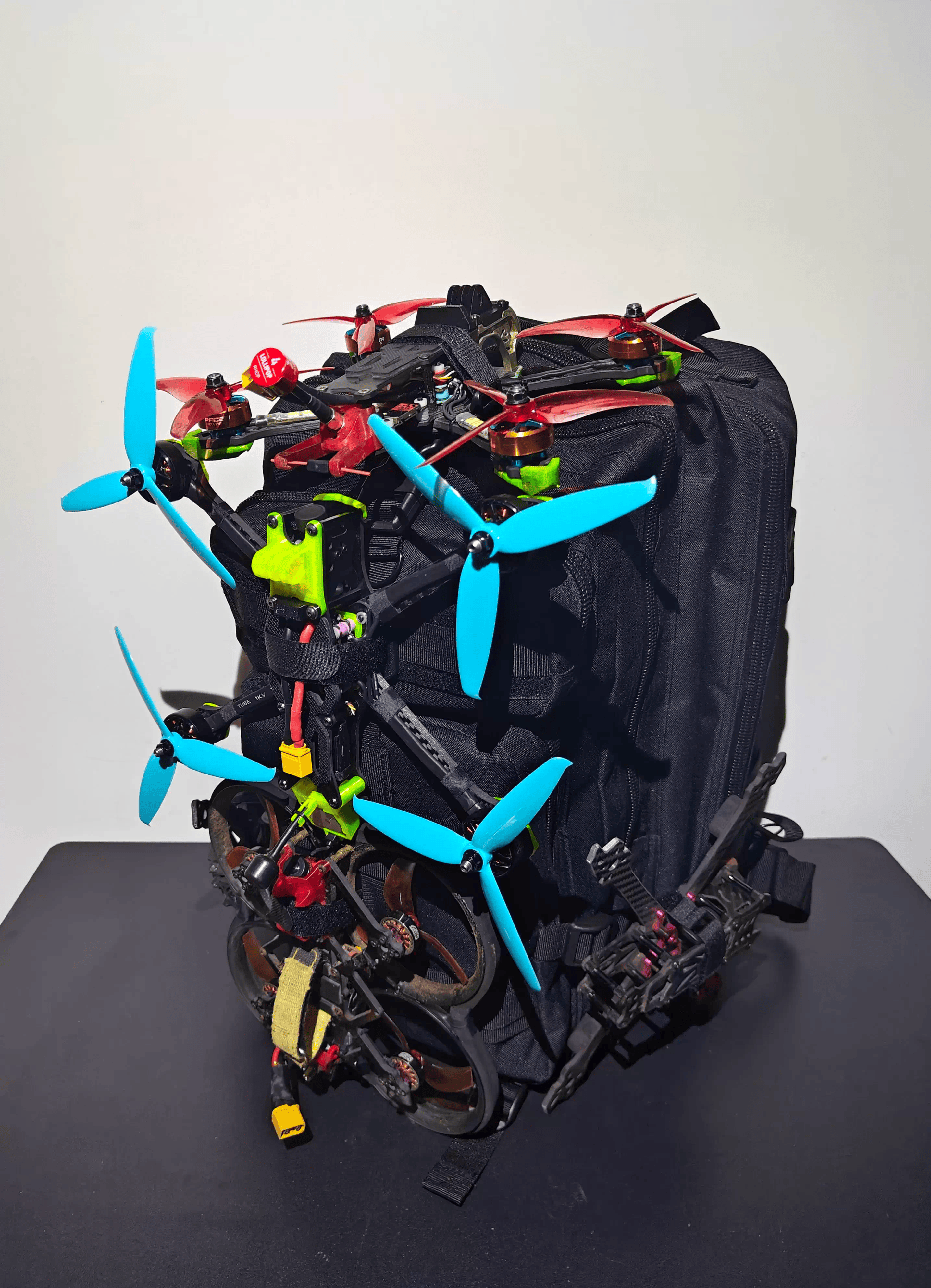 FPV Backpack Military Hang 4-5 - Drone Kit Octocopter 评论和价格