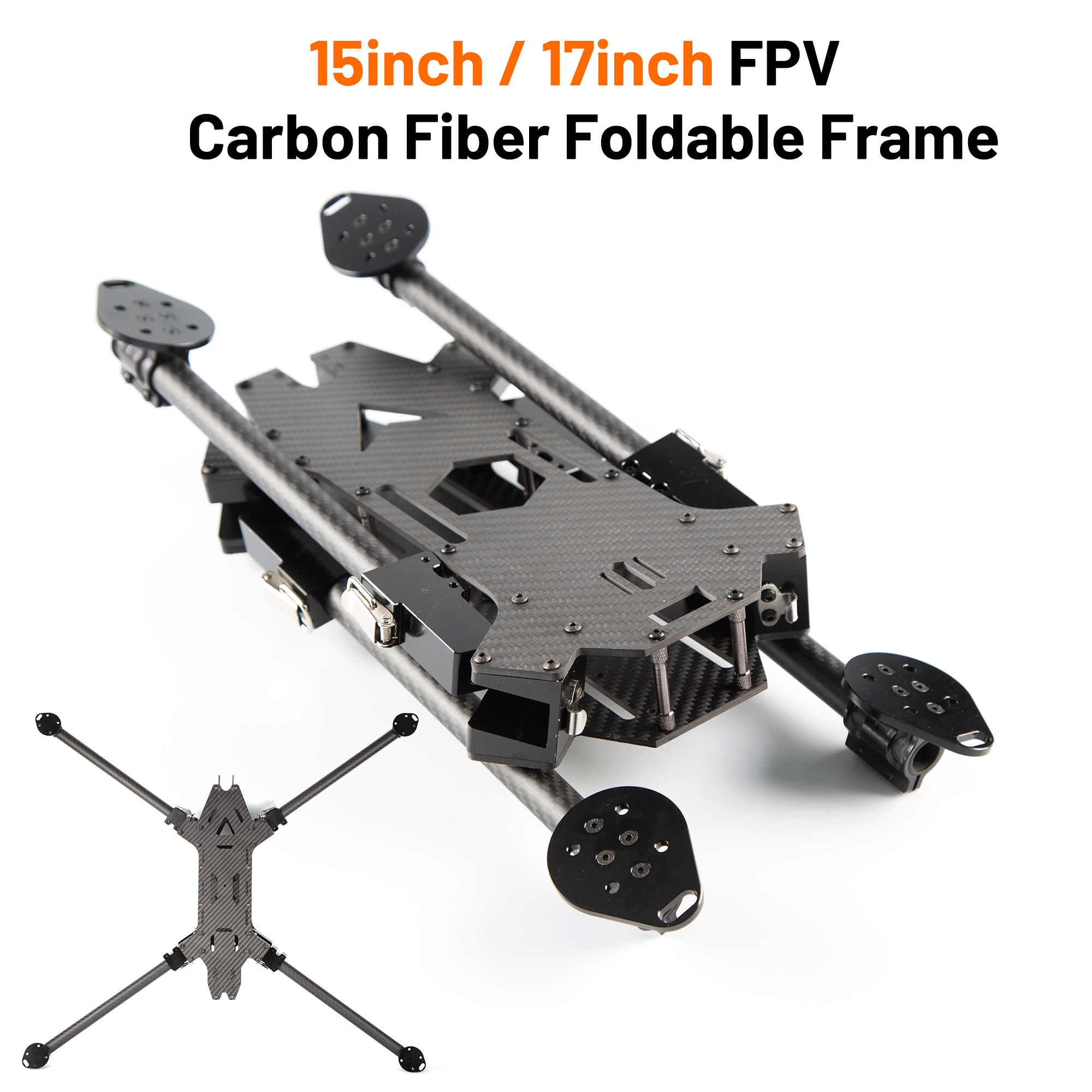 15inch /17inch FPV Carbon Fibe - Drone Kit Fpv 评论和价格