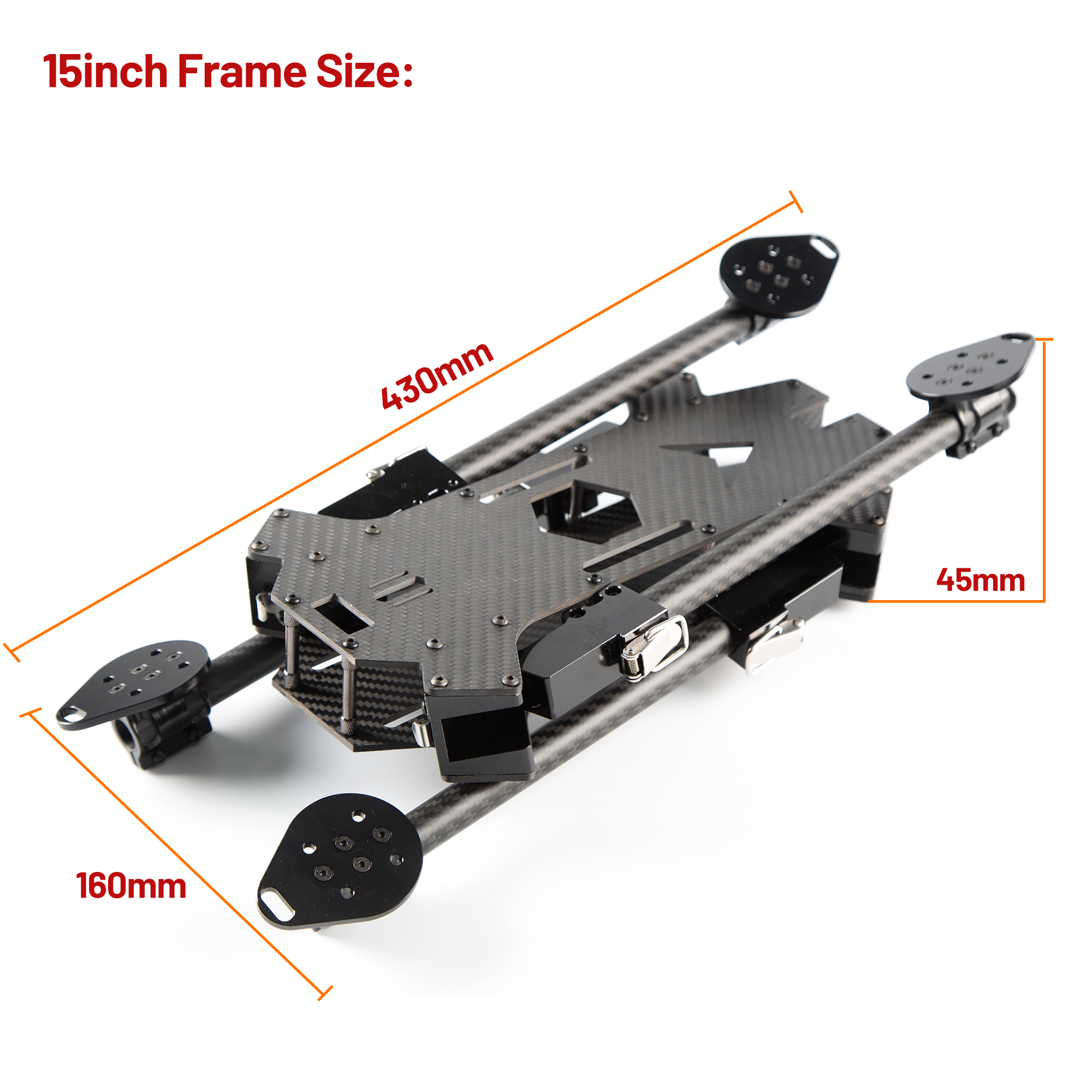 15inch /17inch FPV Carbon Fibe - Drone Kit Fpv 评论和价格
