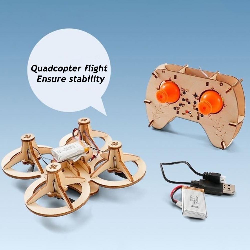 Rc Drone Toy Wooden Drone Puzz - Drone Kit Octocopter 评论和价格