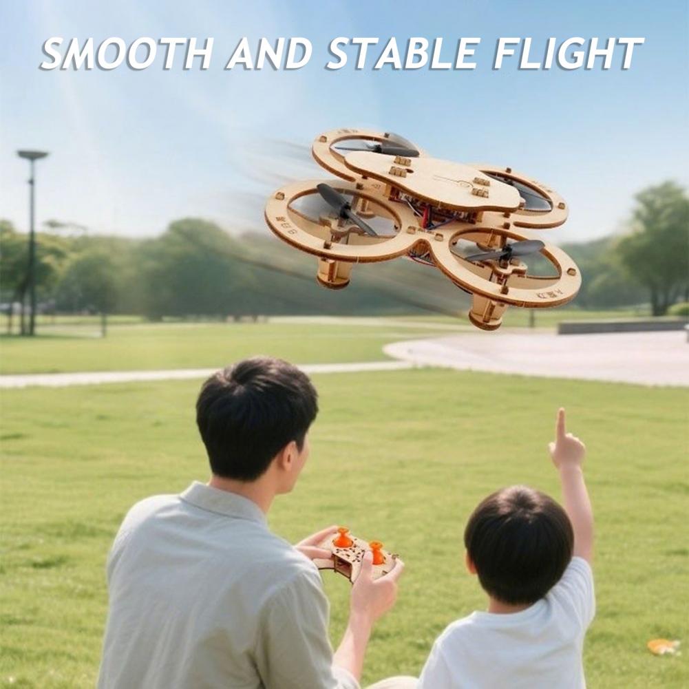 Rc Drone Toy Wooden Drone Puzz - Drone Kit Octocopter 评论和价格