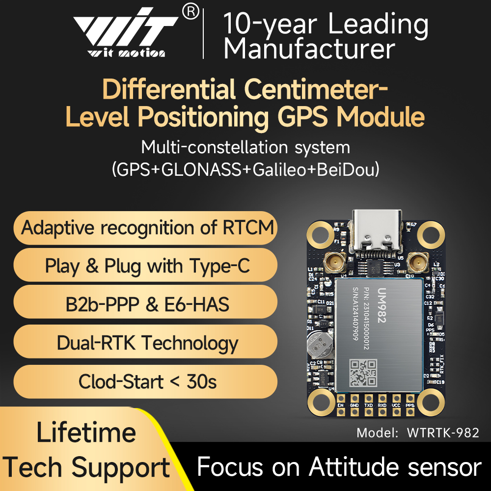 WITMOTION RTK-UM982 GNSS Recei - Drone Kit Hexacopter 评论和价格