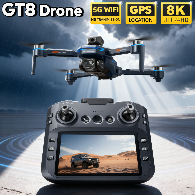 For Genuine GT8 Drone 4K Profe - Drone Kit Long Range 评论和价格