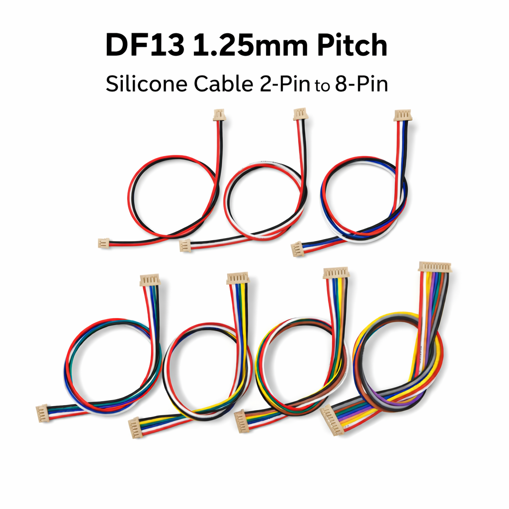 5PCS DF13 1.25mm Connector Cab - Drone Kit Hexacopter 评论和价格