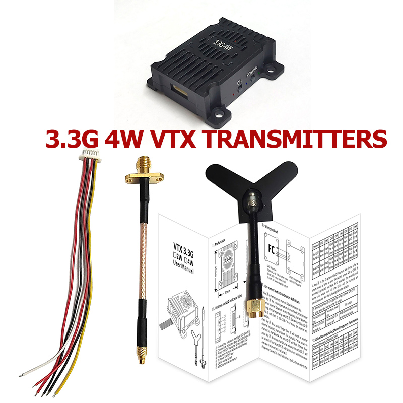 3.3GHz 3.3G 4W FPV Drones Mode - Drone Kit Fpv 评论和价格