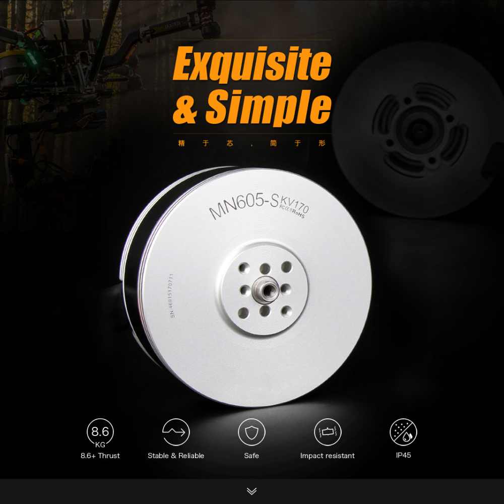T-MOTOR 2PCS/SET Brushless Mot - Drone Kit Waterproof 评论和价格