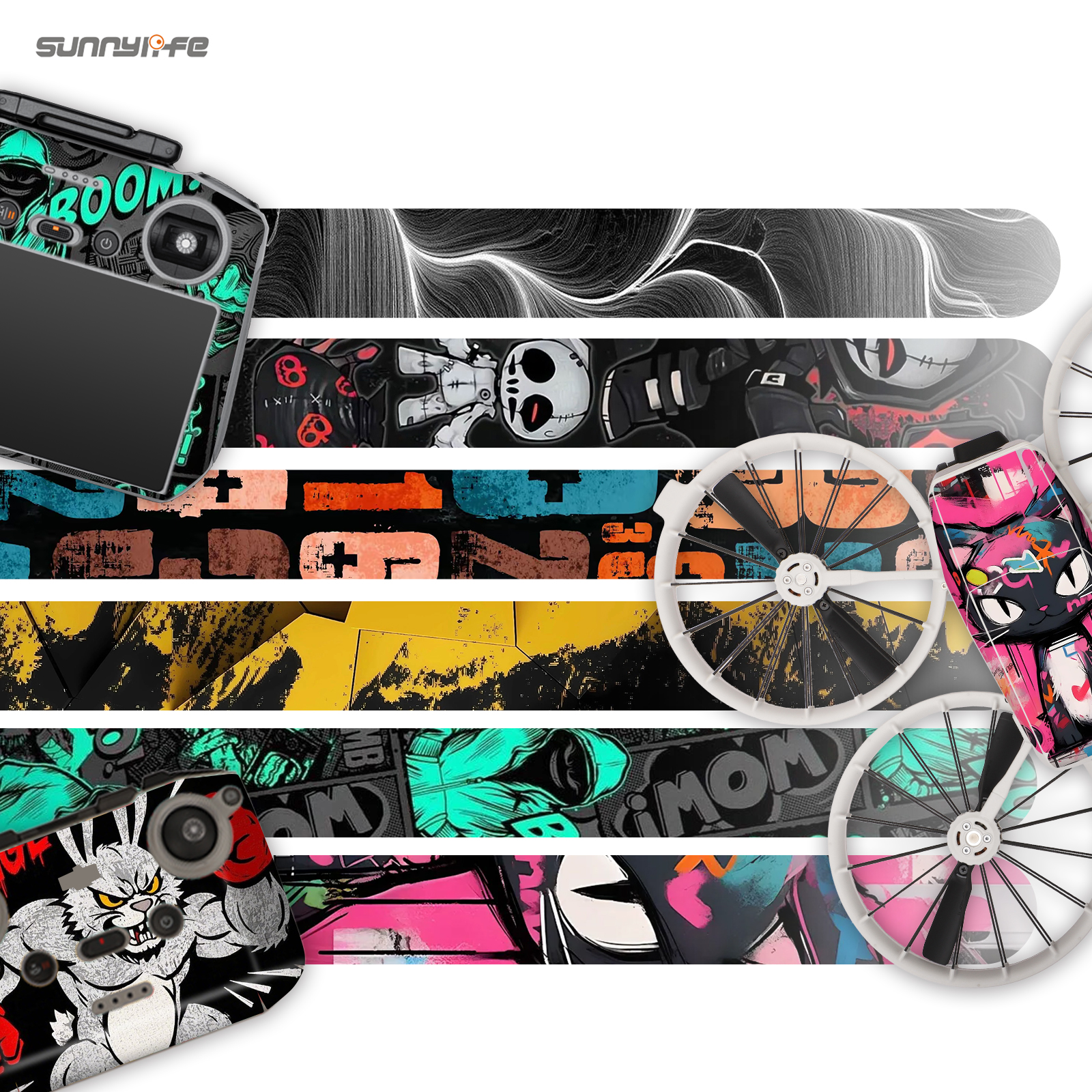 Sunnylife Sticker Kit for DJI  - Drone Kit Waterproof 评论和价格