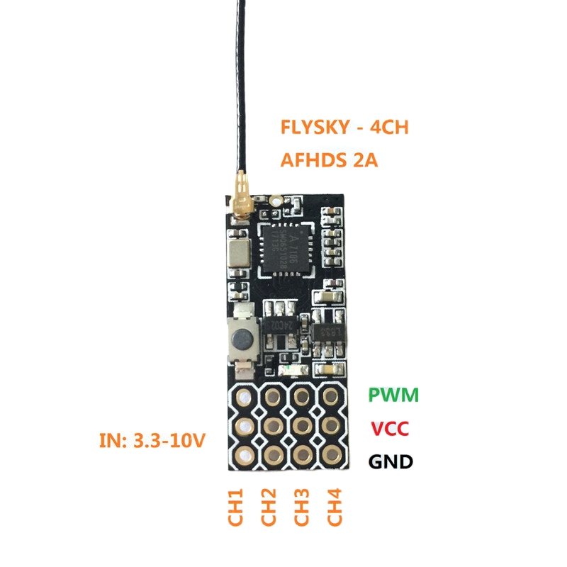 Flysky FS2A Mini Receiver 4CH  - Drone Kit Long Range 评论和价格