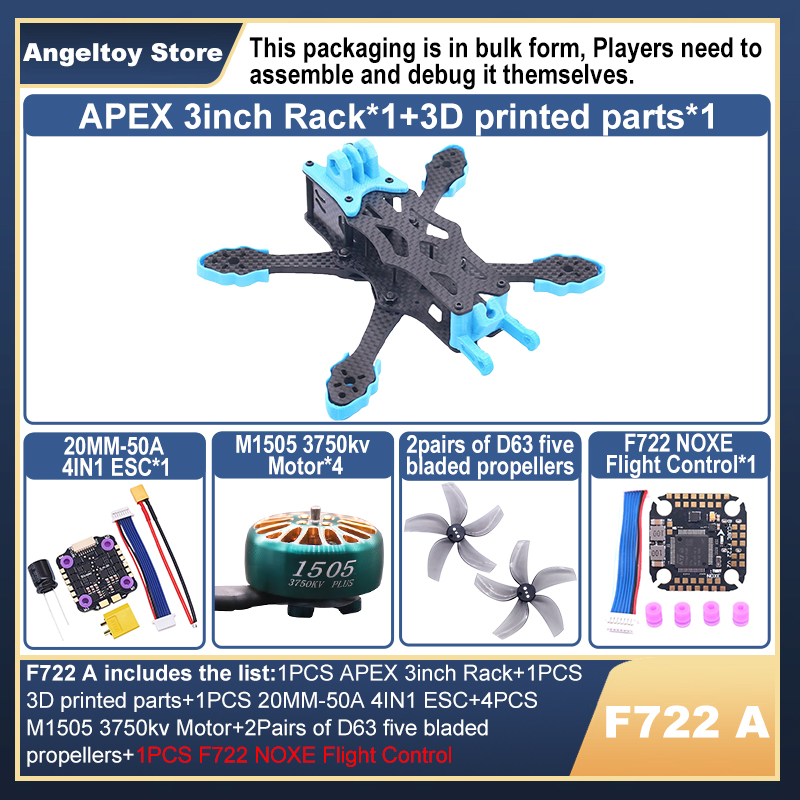 B-CUBE APEX 3inch FPV Drone Fr - Drone Kit Octocopter 评论和价格