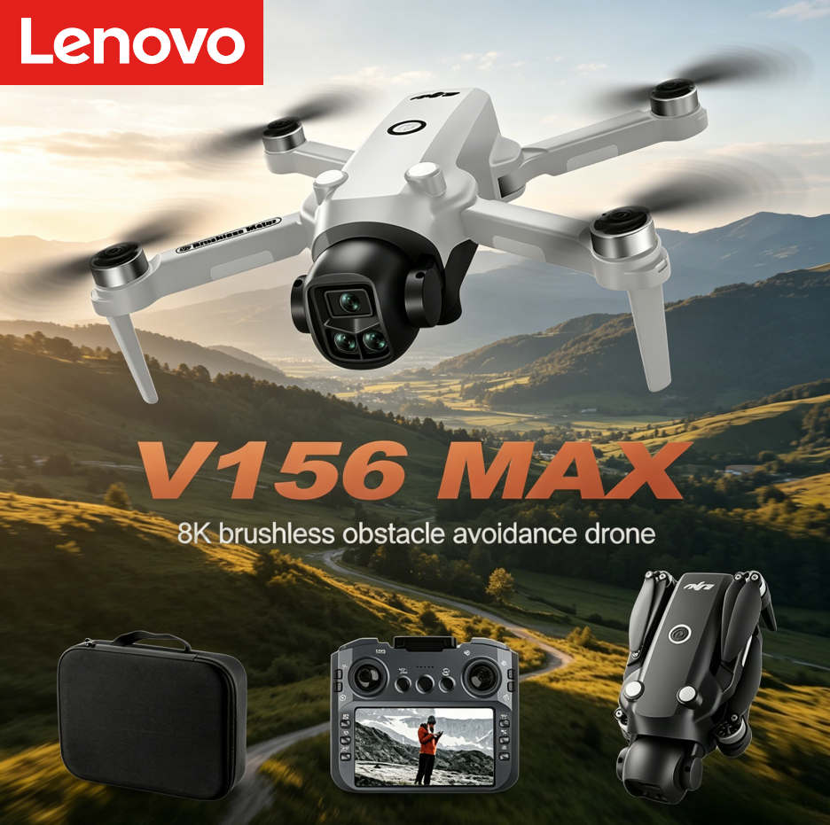 Lenovo V156 MAX 4K 8K Drone 5G - Drone Kit Long Range 评论和价格