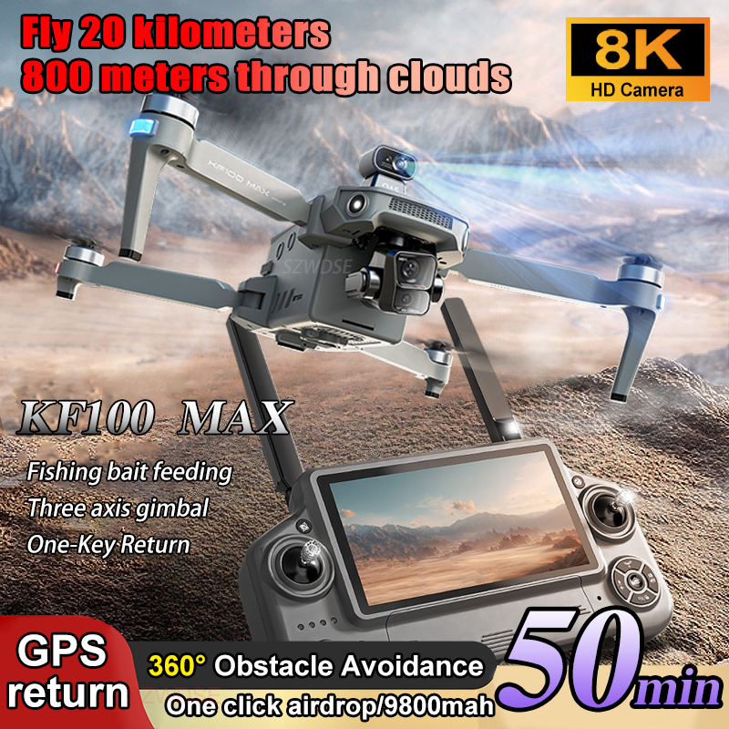 SJRC KF100 MAX 8K UHD Photo HD - Drone Kit Professional 评论和价格