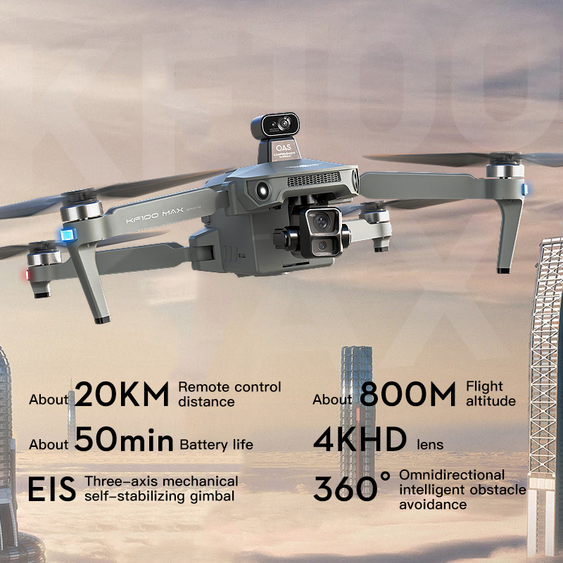 SJRC KF100 MAX 8K UHD Photo HD - Drone Kit Professional 评论和价格
