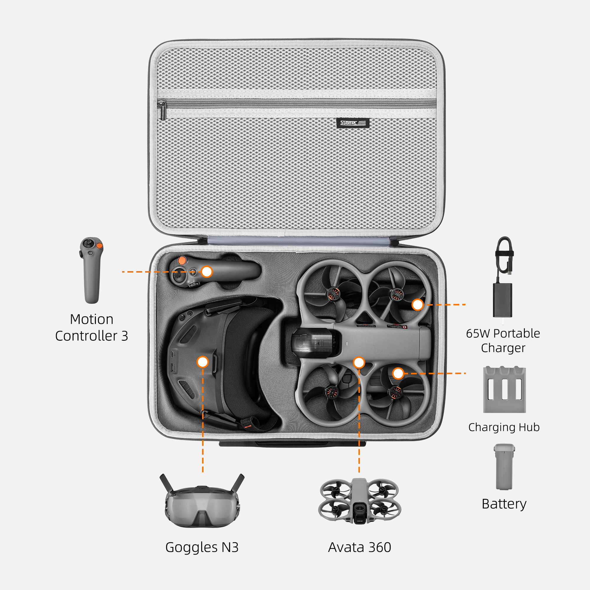 Portable Storage Bag For DJI A - Drone Kit Waterproof 评论和价格