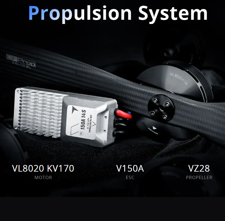 T-MOTOR VL8020 KV170 12S 20kg/ - Drone Kit Vtol 评论和价格