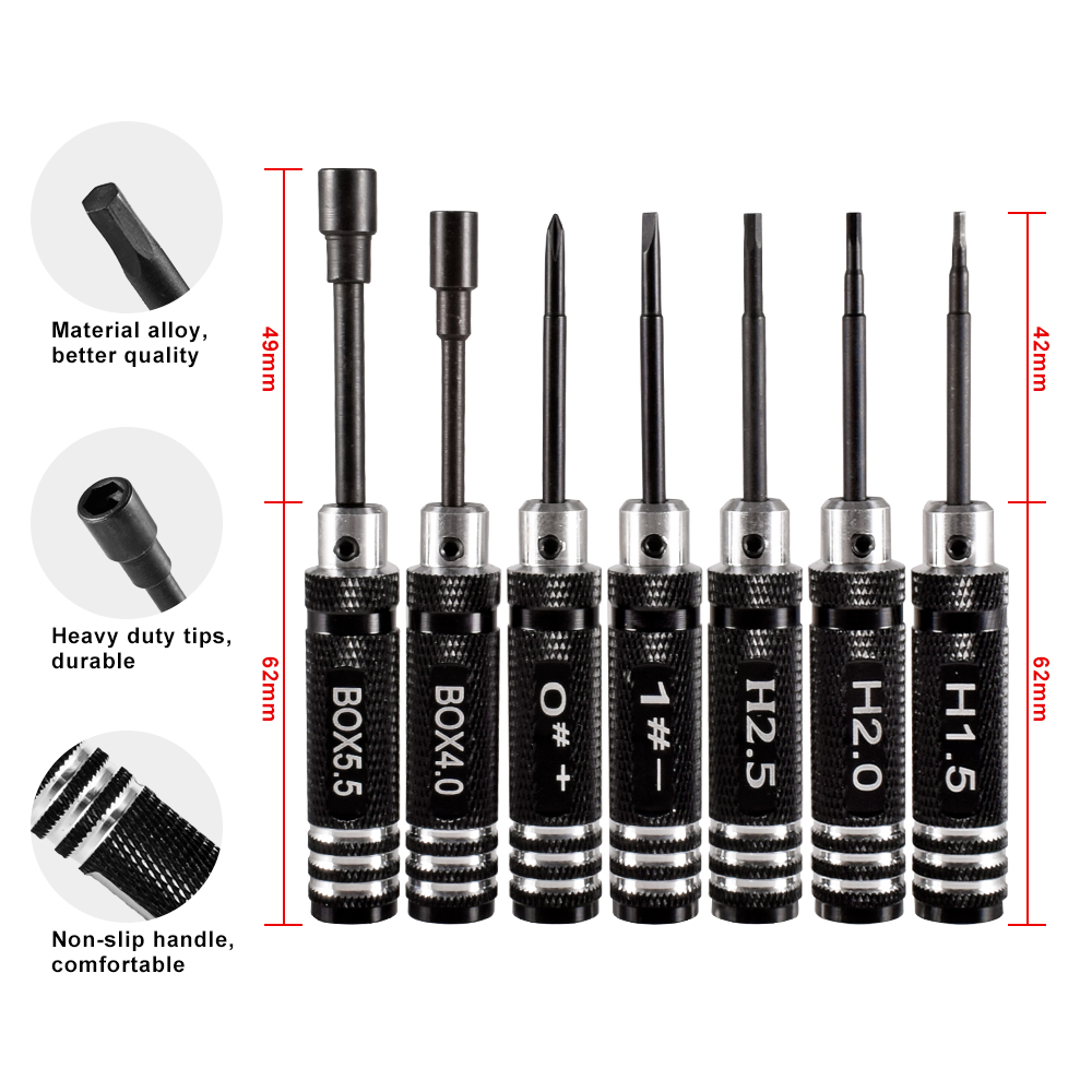 9IMOD RC Hex Driver Set Metal  - Drone Kit Beginner 评论和价格