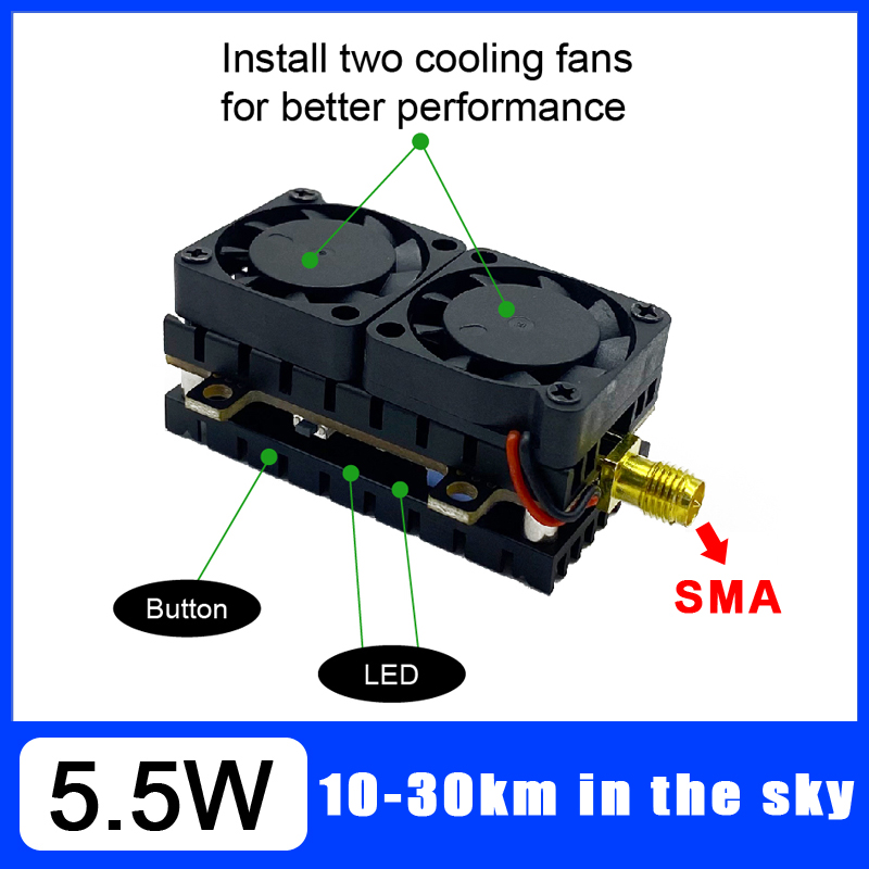 Long Range 5.8GHz 5.5W Video T - Drone Kit Long Range 评论和价格