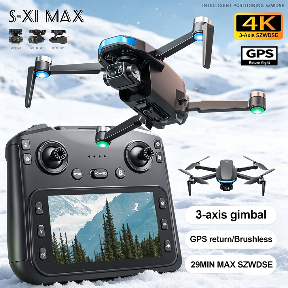 New S-X1 MAX Drone GPS 8K Prof - Drone Kit Professional 评论和价格