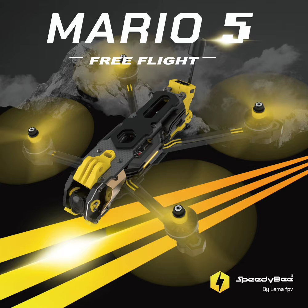 SpeedyBee Mario 5 Frame 5 Inch - Drone Kit Build Yourself 评论和价格